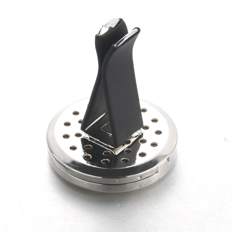 Tree of Life Stainless Steel Car Air Freshener Perfume Essential Oil Diffuser Locket