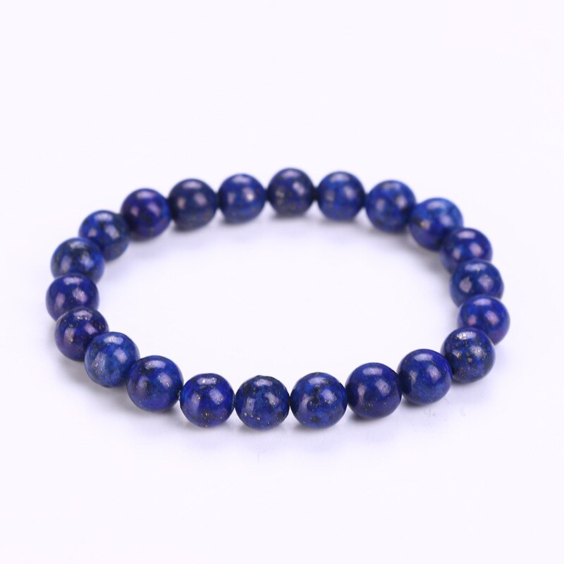 Amethysts Bead Bracelet Chakra Yoga Volcanic Stone 8mm Round Stone Beads Bracelet