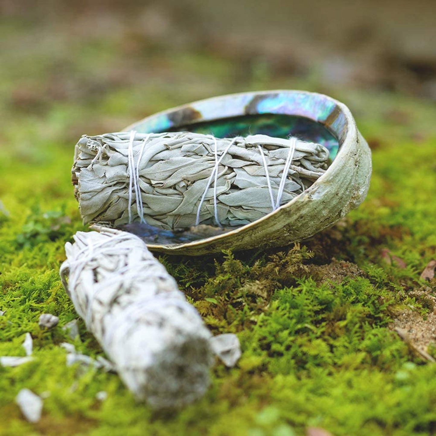 10cm White Sage Bundle California Smudge Stick Wand for Spiritual Burning, Palo Santo Sticks Aromatherapy Energy Cleansing Bundles