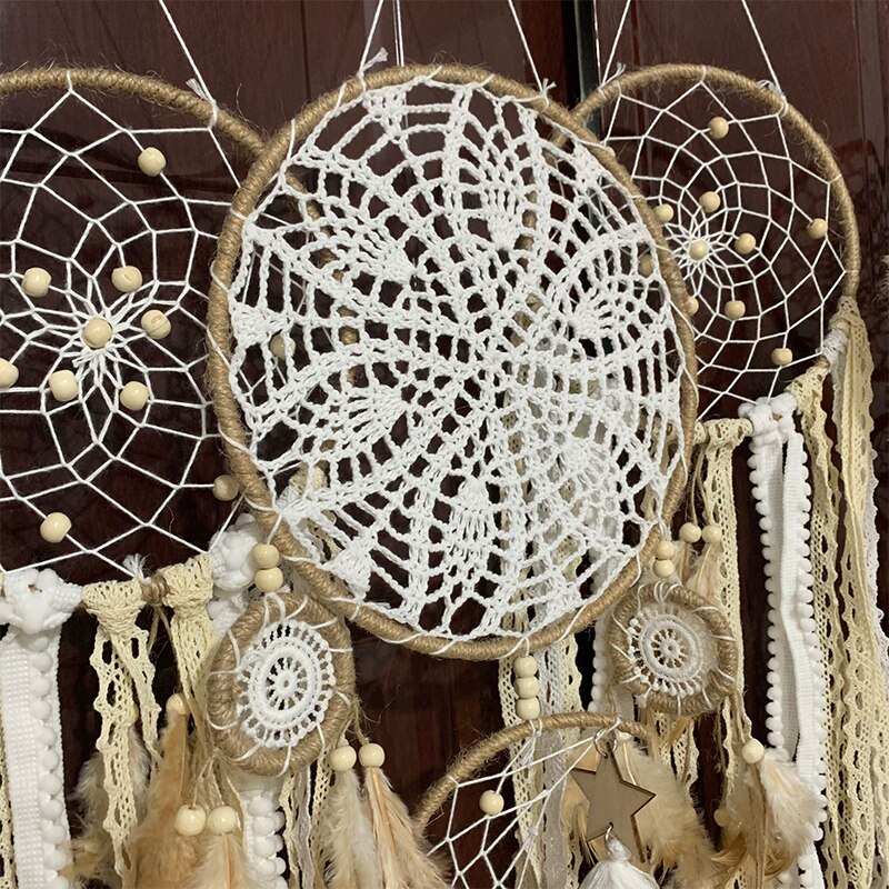 5pcs/set Dreamcatchers w/ Feathers Handmade