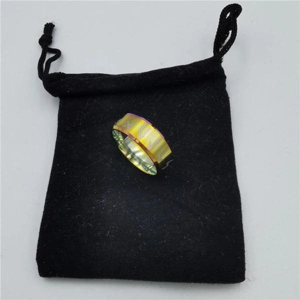 Stainless Steel Men's Viking Rune Ring with Elder Futhark Nordic Rune Rings Mythology Viking Jewelry Rings For Women Dropshippin