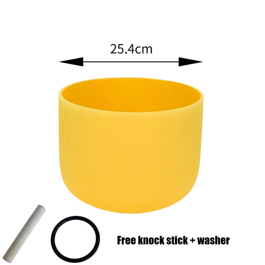 Crystal Singing Bowl Colorful Sound Healing Singing Bowls Meditation Chakra Therapy Sound Bowls Yoga Percussion Instruments