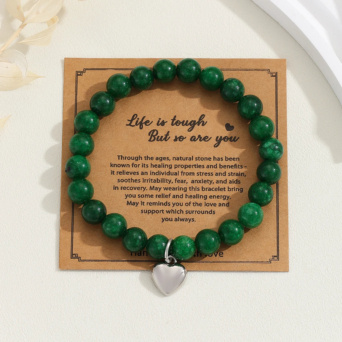 Female Pink Zebra Bead Bracelet. Gift to Daughter and Mother Nana Natural Crystal Stone Healing Spirit Bracelet