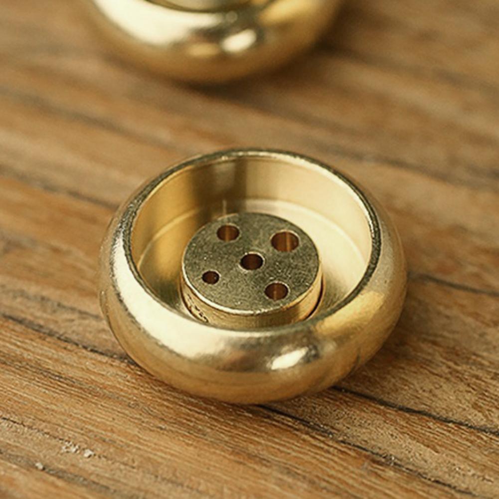 Detachable 5 Holes 1PC Brass Incense Burner Stick Holder