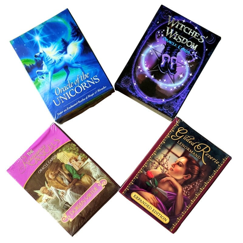 New Read Fate Lenormand Oracle Cards Mysterious Fortune Tarot Cards Game For Divination Fate  Unicorn oracle cards