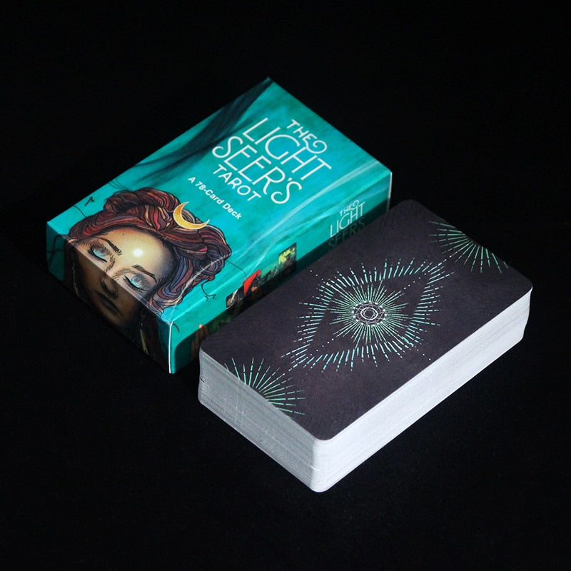 Hot Sale Full English Version Tarot Interactive Desktop Tarots Deck With Electronic Manual Entertainment High Quality Play Card