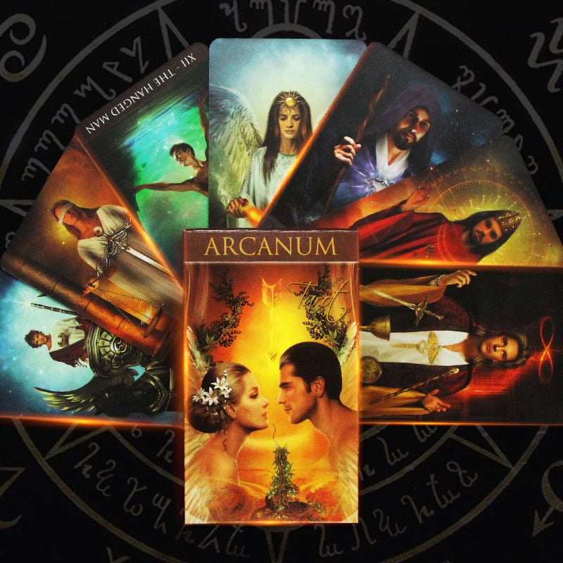 Hot Sale Full English Version Tarot Interactive Desktop Tarots Deck With Electronic Manual Entertainment High Quality Play Card