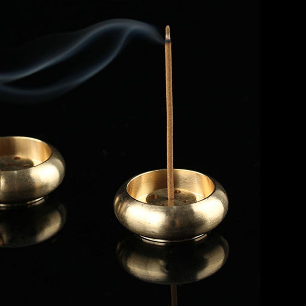 Detachable 5 Holes 1PC Brass Incense Burner Stick Holder