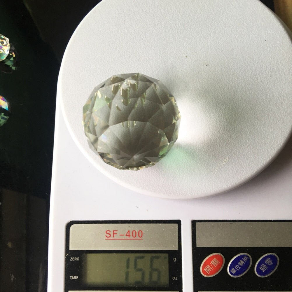 Feng Shui Hanging Crystal Ball Sphere Prism Rainbow Suncatcher Chandelier