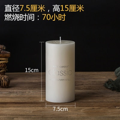 Soy Wax Candle Luxury White Big Candle