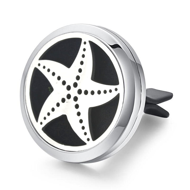 Tree of Life Stainless Steel Car Air Freshener Perfume Essential Oil Diffuser Locket