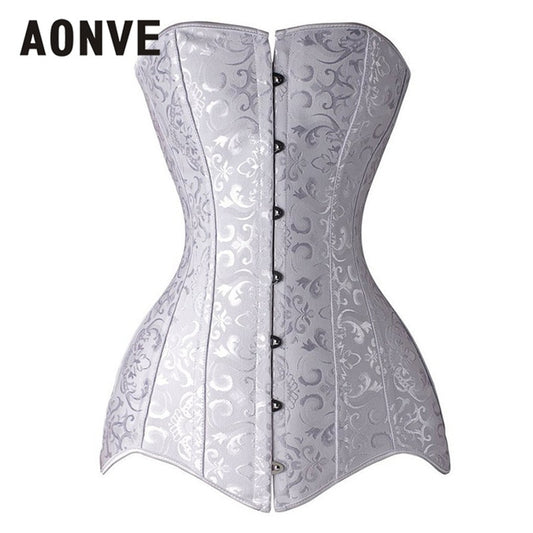 Long Corset Women Steampunk Corset Waist Trainer Punk Goth Korsett Bodice Lingerie Modeling Strap Steel Boned Belt Corsets