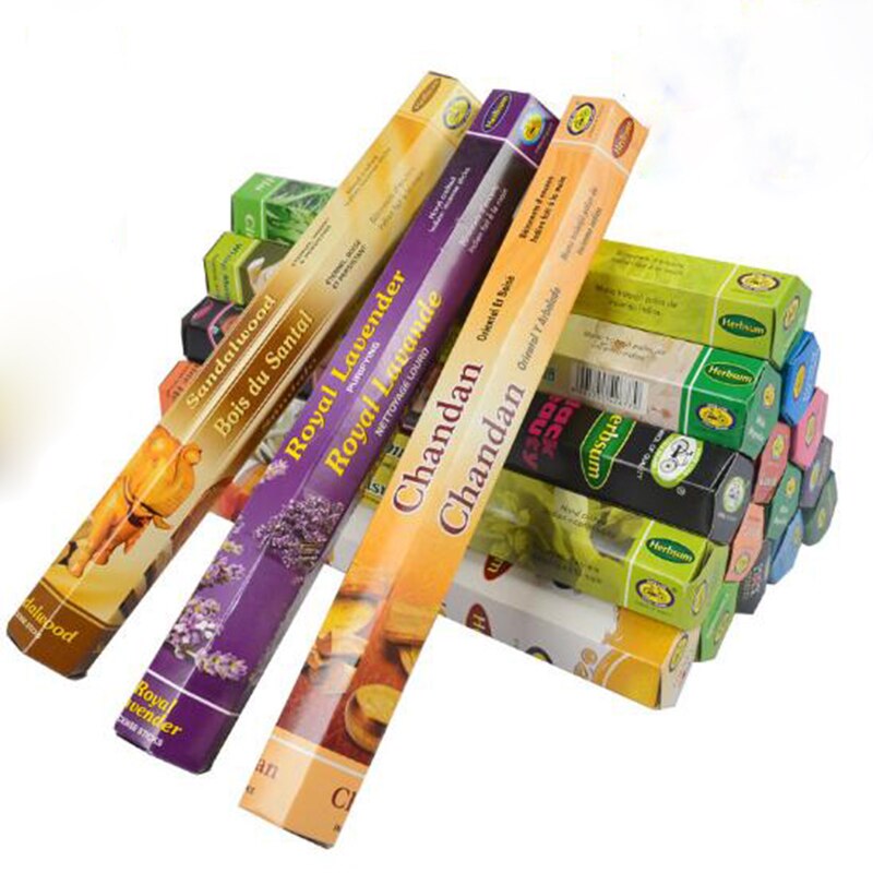 Mixed Flavor India Incense Aroma Incense Stick Sandalwood Lavender Fragrance Air Freshener Aromatherapy