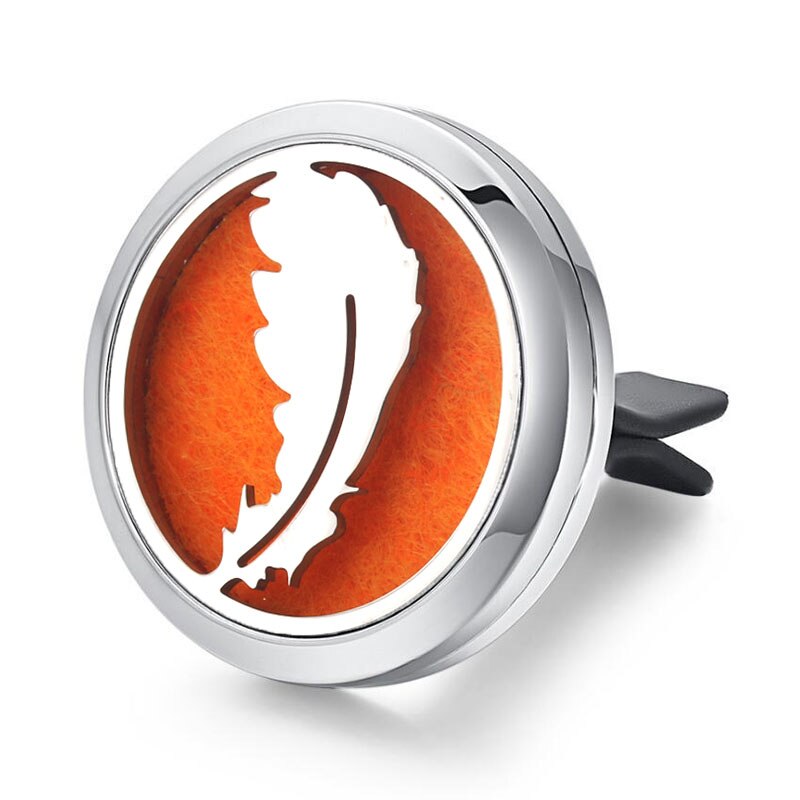 Tree of Life Stainless Steel Car Air Freshener Perfume Essential Oil Diffuser Locket