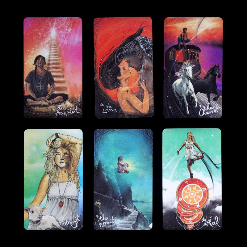 Hot Sale Full English Version Tarot Interactive Desktop Tarots Deck With Electronic Manual Entertainment High Quality Play Card