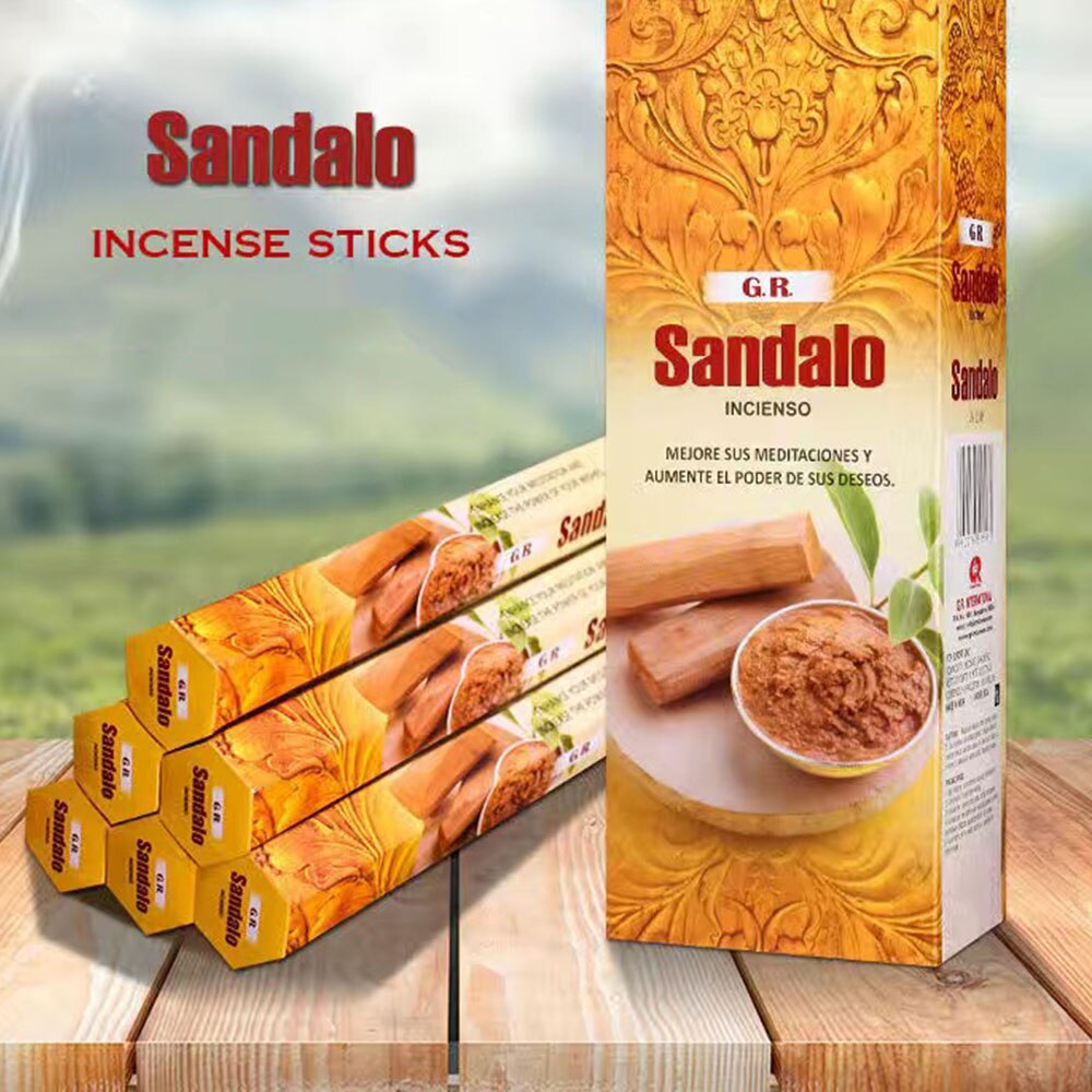 6 Box 120 Sticks India Sandalwood/Agarwood Tibetan Incense