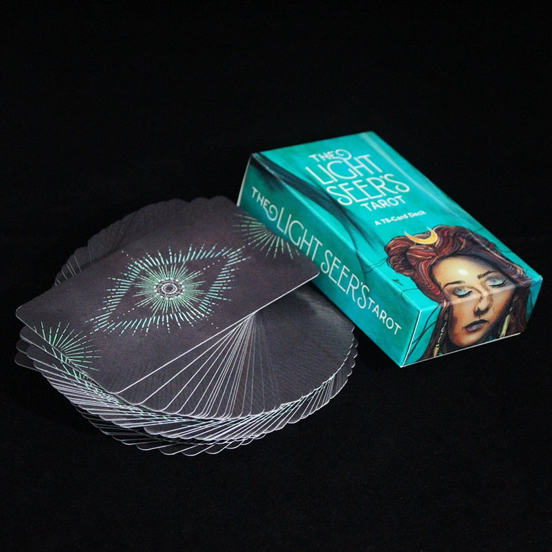 Hot Sale Full English Version Tarot Interactive Desktop Tarots Deck With Electronic Manual Entertainment High Quality Play Card