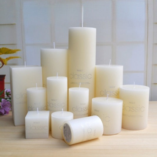 Soy Wax Candle Luxury White Big Candle