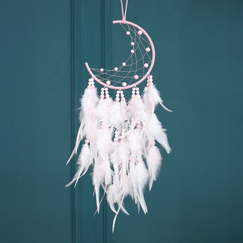 Half Moon Dream catchers With Lights Handmade