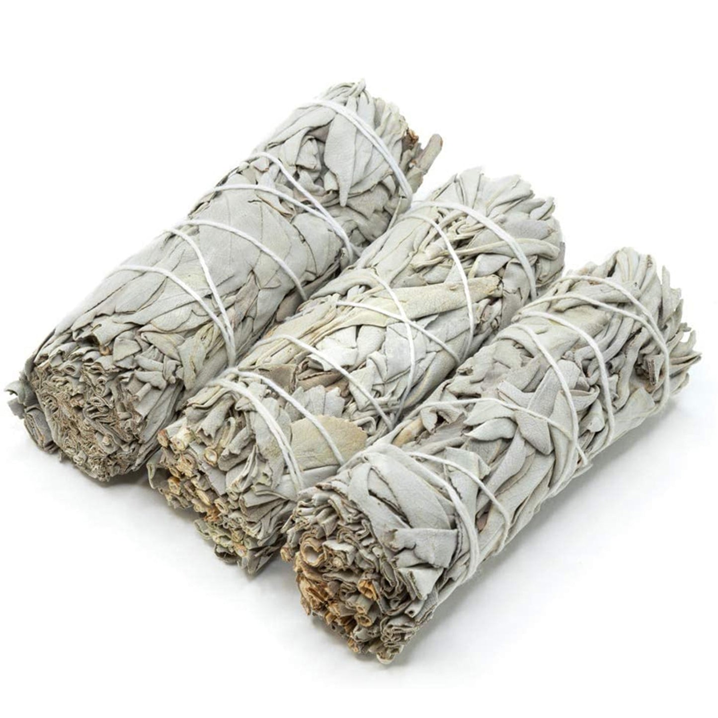 10cm White Sage Bundle California Smudge Stick Wand for Spiritual Burning, Palo Santo Sticks Aromatherapy Energy Cleansing Bundles