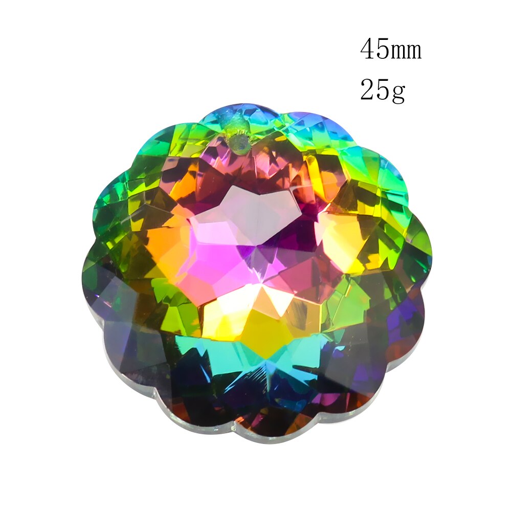 Symphony Mandala Crystal Pendant Faceted Glass Rainbow Prisms Sun Catcher Lamp Accessories DIY Home Décor