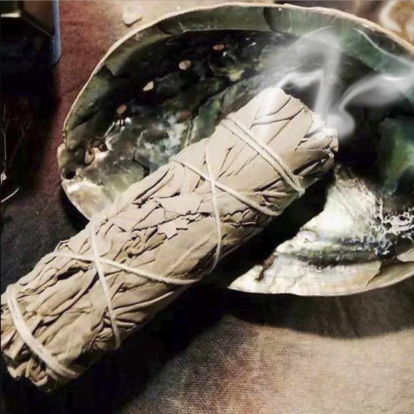 10cm White Sage Bundle California Smudge Stick Wand for Spiritual Burning, Palo Santo Sticks Aromatherapy Energy Cleansing Bundles