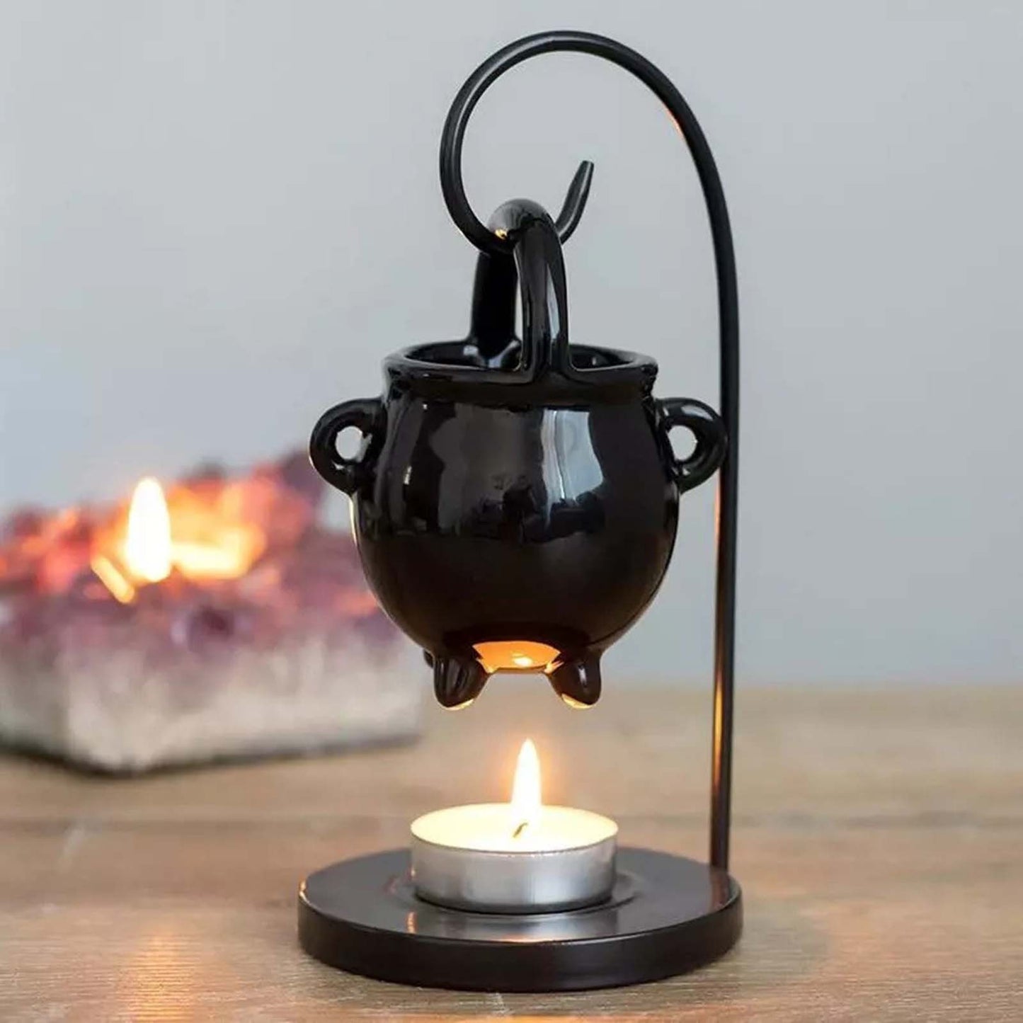 Ceramic Essential Oil Burner Melt Gift Furnace Warmer Tealight Candles Holder Diffuser for Living Room Housewarming Home Decor