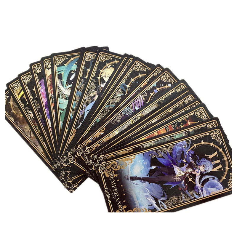 22 Card Tarot Deck Yae Miko Raiden Shogun Kaedehara Kazuha Playing Card Cosplay  Anime